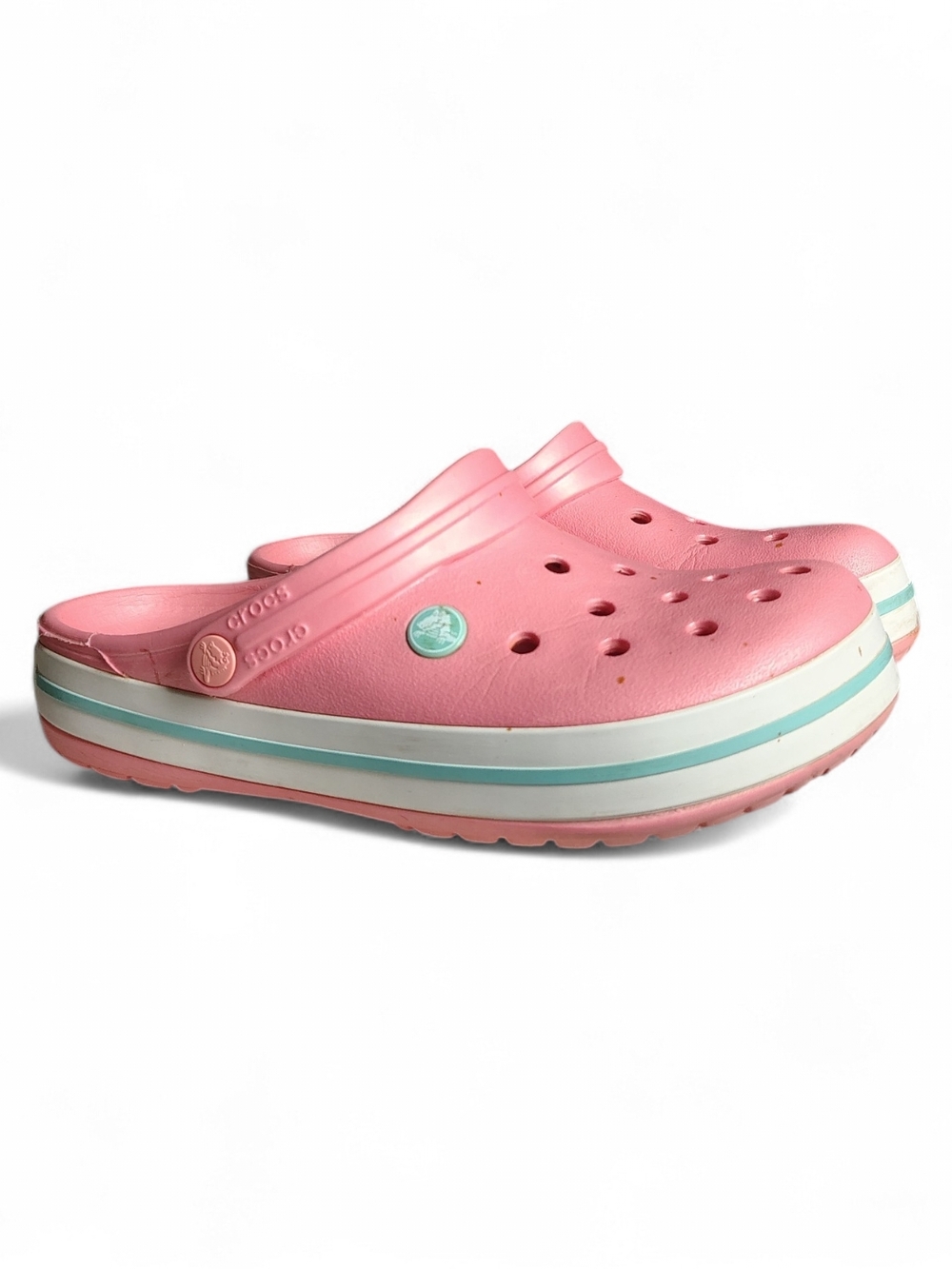 Crocs Crocband Slip On Clogs Cotton Candy Colorway Unisex Size M7 / W9 - Picture 4 of 11